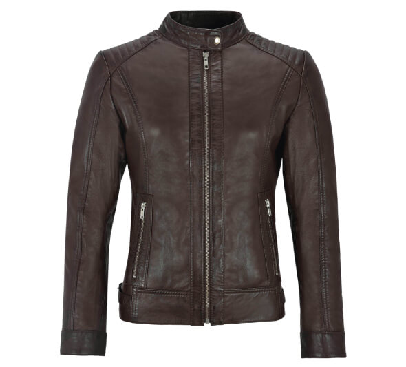 Picture of Biker Brown Retro Padded Style